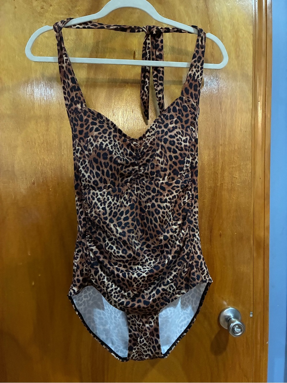 Ruby Ribbon Riviera One Piece Swimsuit Size 14 Leopard Print